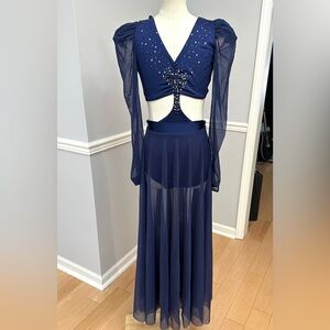 Navy lyrical costume
